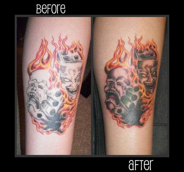 before and after tattoo