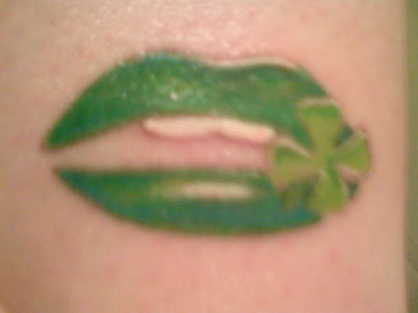 celtic lips tattoo