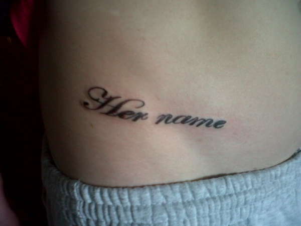 her name tattoo