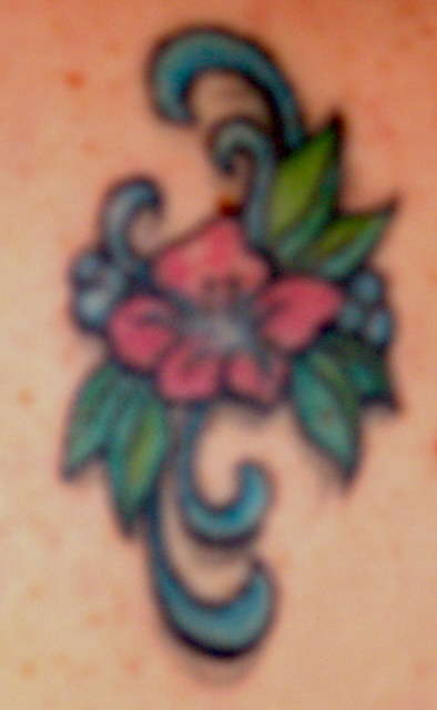 Her first tattoo