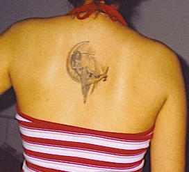Moon Chick tattoo