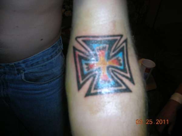iron cross tattoo