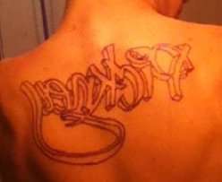 just the outline tattoo