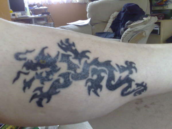 my left inner calf tattoo