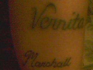 names on leg tattoo