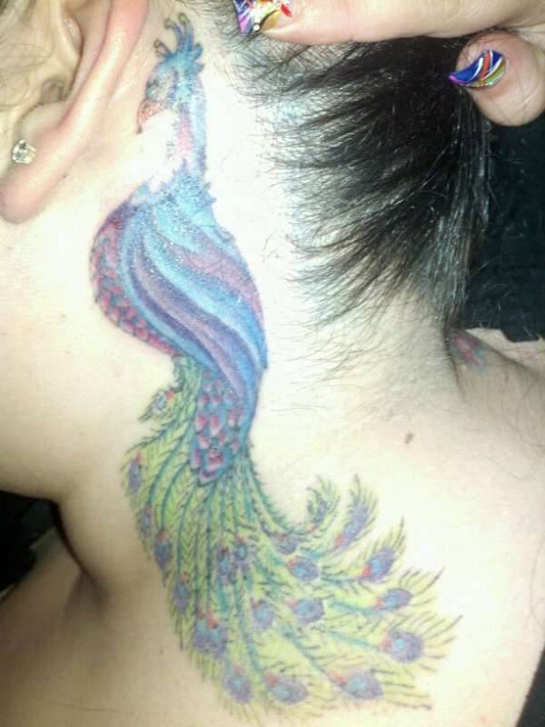 peacock tattoo