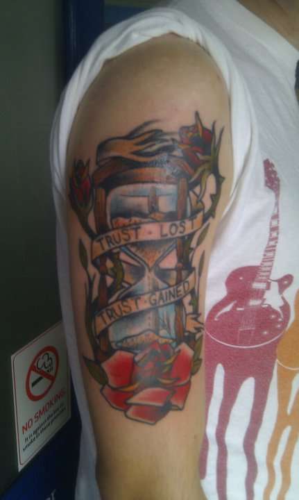 hourglass tattoo