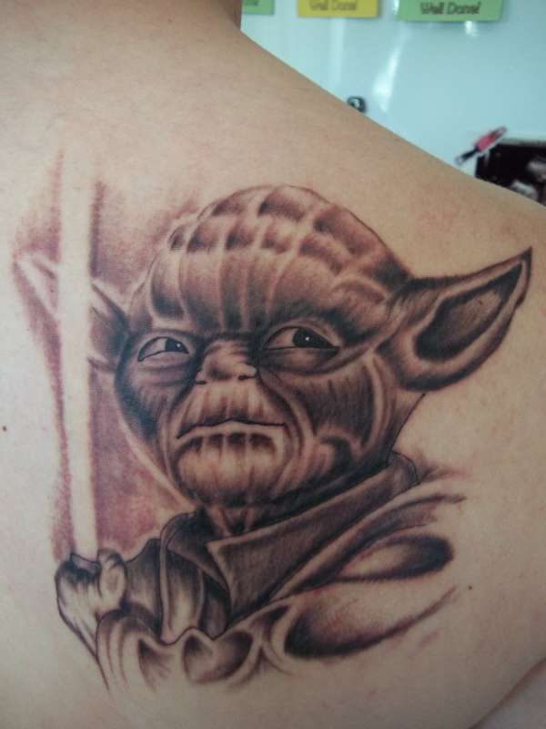yoda tattoo