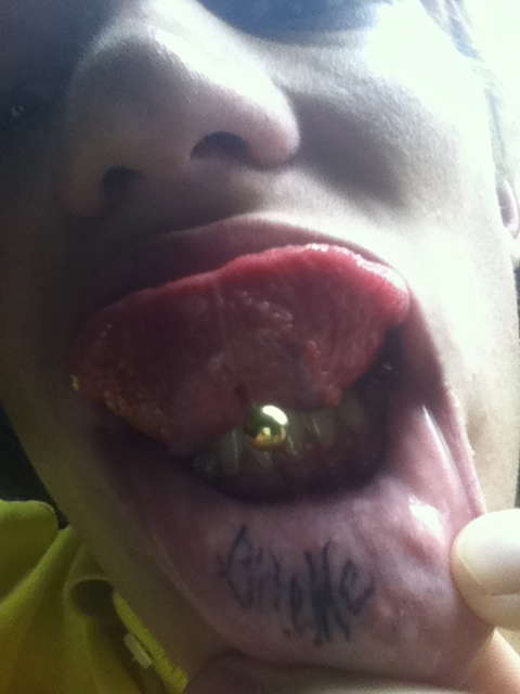 BITE ME tattoo