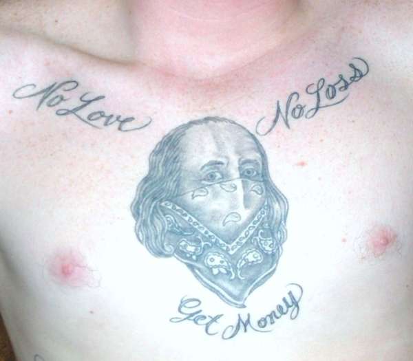 Benjamin Franklin tattoo