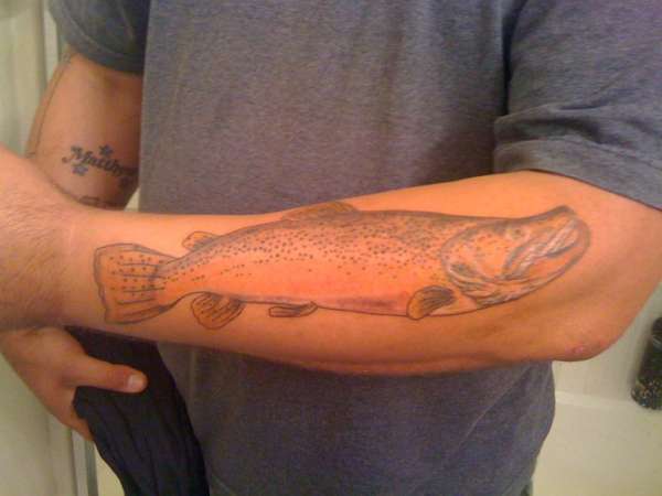 Brown Trout tattoo