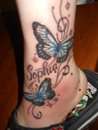 Butterfly kisses tattoo