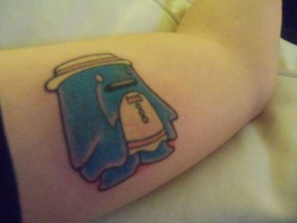 Dapper Poketo Penguin Tattoo tattoo