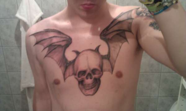 Deathbat (Skull) tattoo