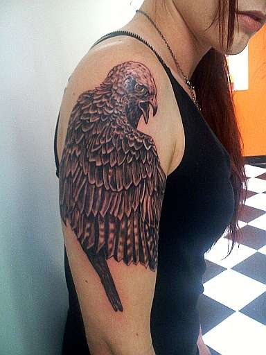 Falcon tattoo