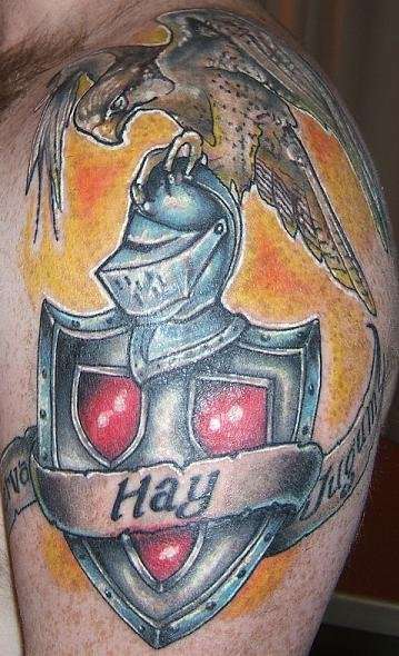 Hay clan crest tattoo