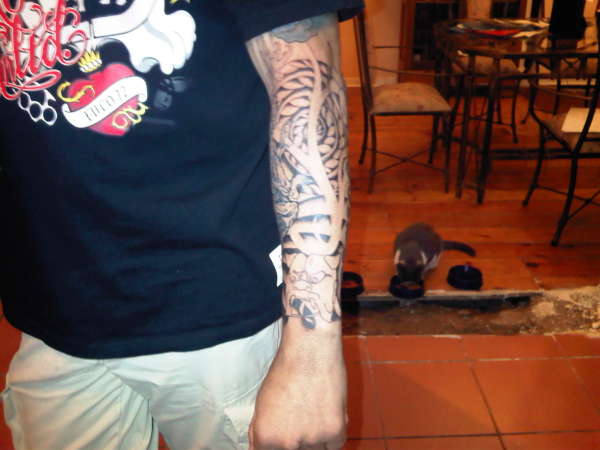 In progress tattoo