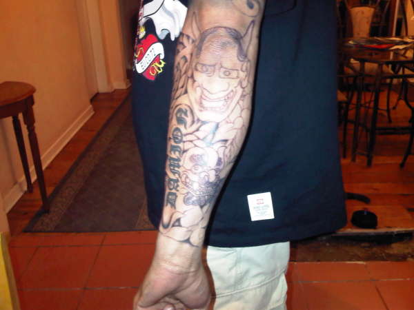 In progress tattoo