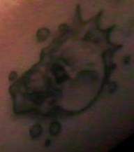 JoJo's Scooba Scull tattoo
