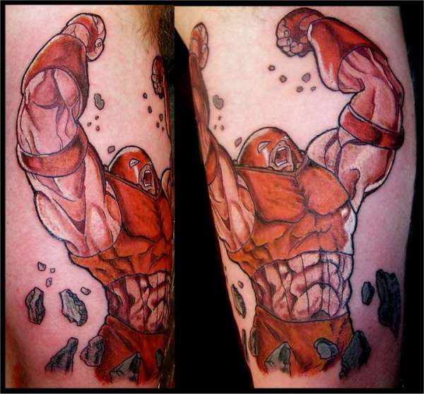 Juggernaut (Marvel) tattoo