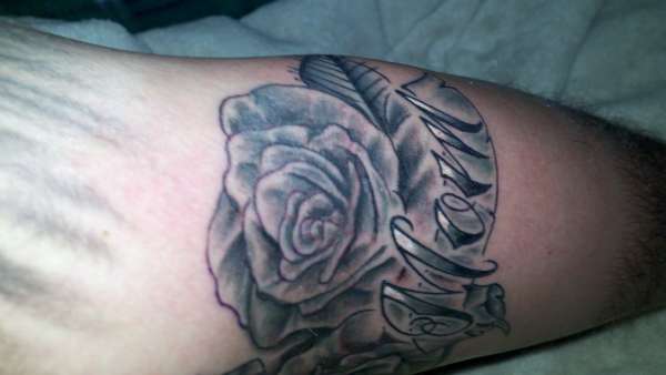 Mom rose tattoo