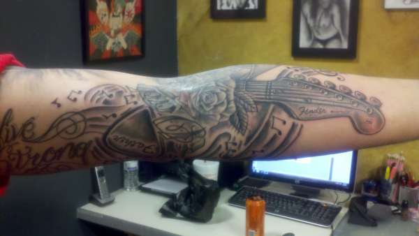 Parents tribute tattoo