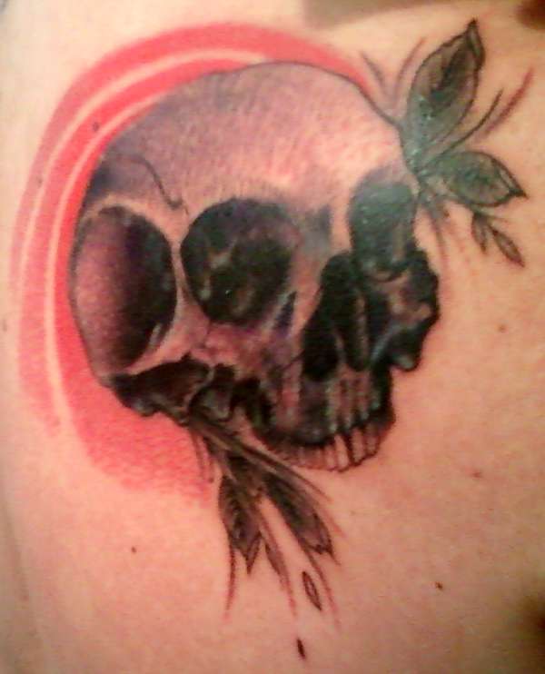 Skull, calavera, dorian serpa, carlos rodríguez, guatemala tattoo