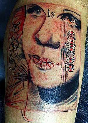 Talk Is Cheap! tattoo
