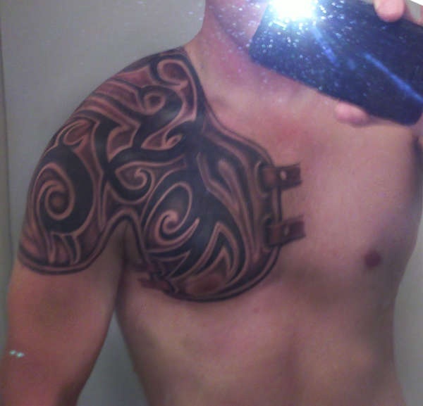 Tribal Armor tattoo