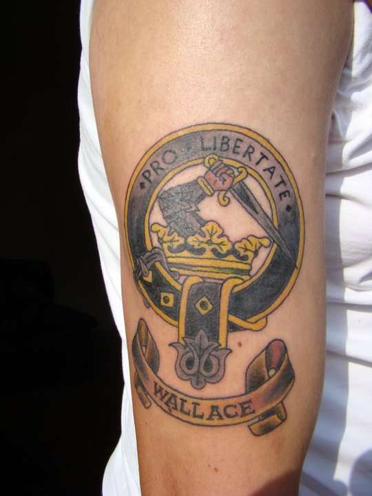 Wallace Clan Crest tattoo
