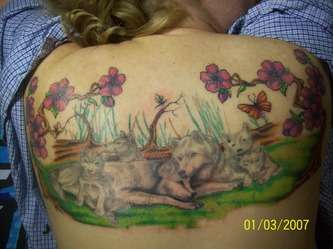 Wolf tattoo
