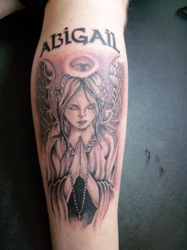 angel tattoo