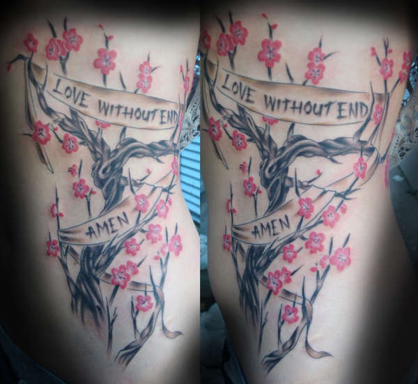 cherry blossom tattoo