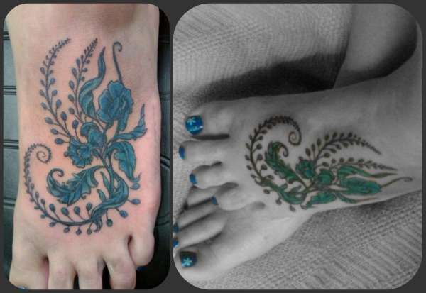 foot tat ; ) tattoo