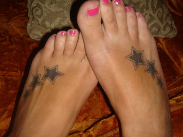 Sarah's Stars tattoo