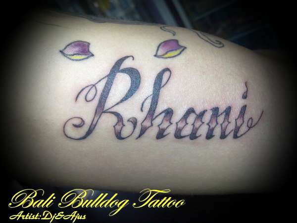 lettering tattoo
