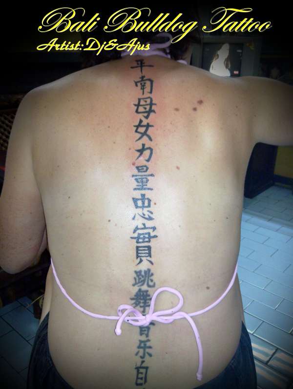 lettering tattoo