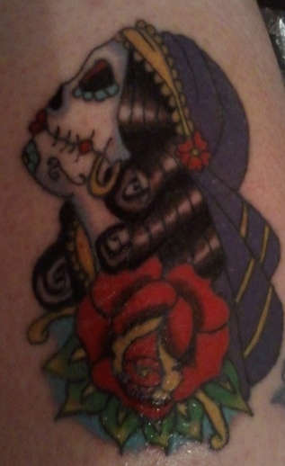 my gypsy leg tat tattoo