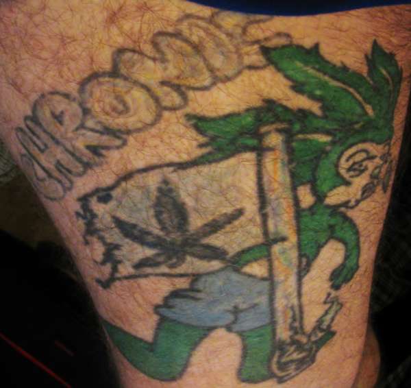 my nick name in to 90o's tattoo