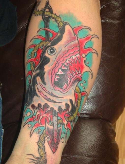 sharky tattoo
