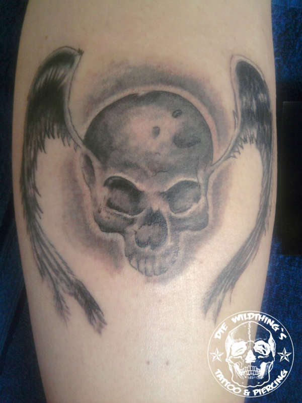 skull_flying tattoo