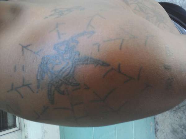 Spider n web tattoo