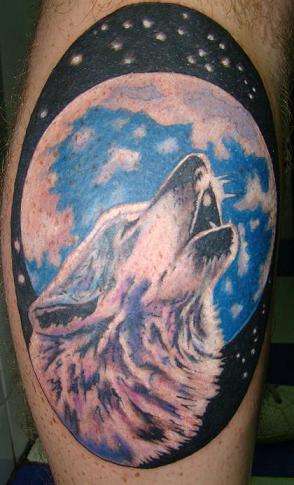 BAYING WOLF tattoo