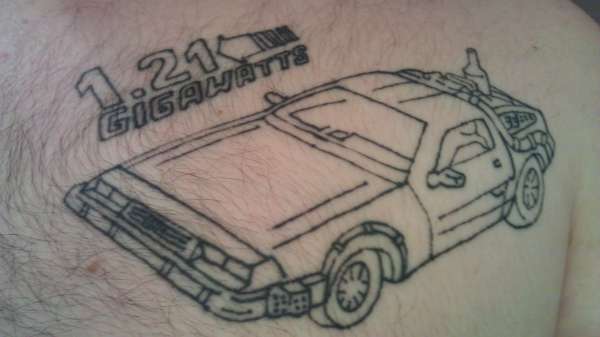 BTTF tattoo
