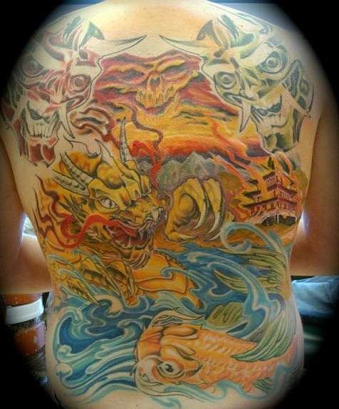 Back Piece tattoo