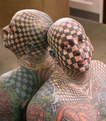 Checkers tattoo