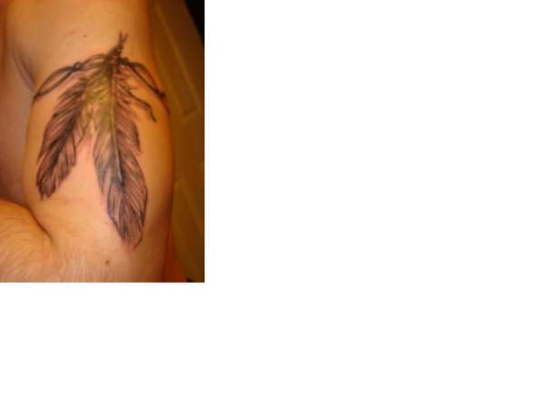 Indian Armband with Feathers tattoo