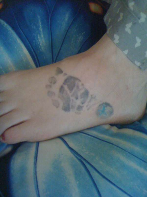 Left Foot tattoo