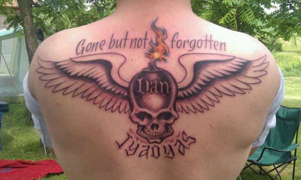 Memorial Tattoo for Brother Dan