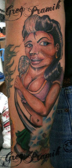 Rockabilly Girl tattoo